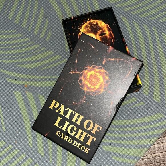 Last Chancen! TAROT Path of Light Golden Oracle Card Decl Tarot - Picture 4 of 7